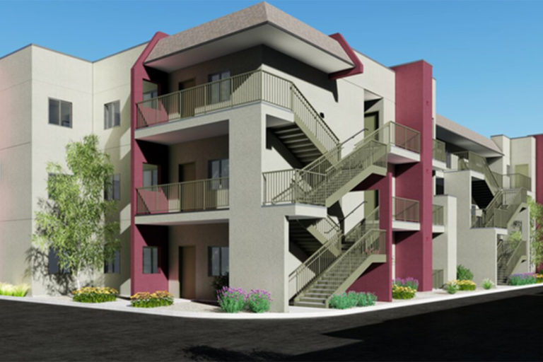 Rendering of Eastridge Apartments in Tempe