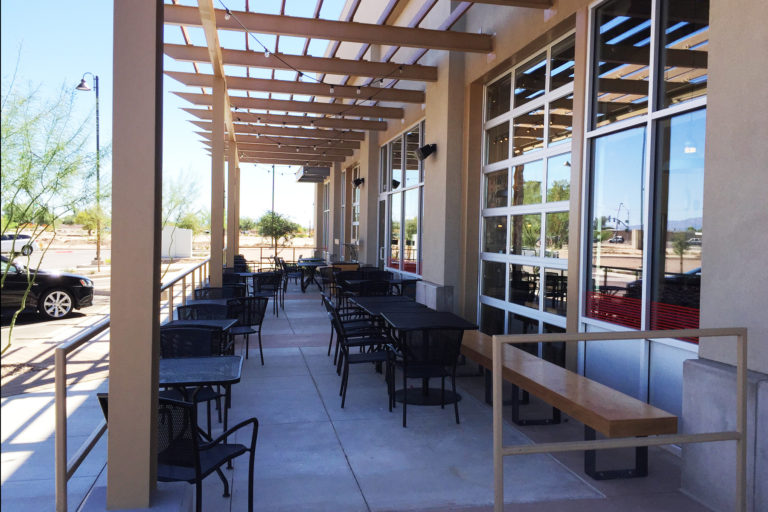 Exterior of MOD Pizza Queen Creek