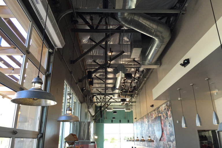 Interior of MOD Pizza Queen Creek