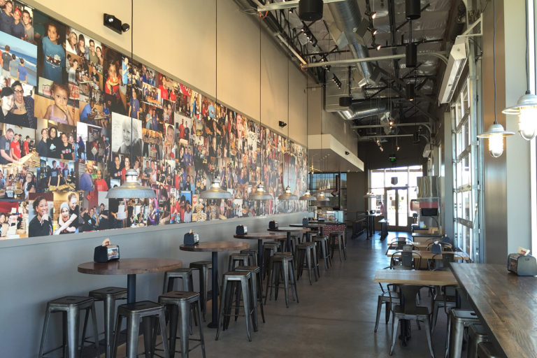 Interior of MOD Pizza Queen Creek