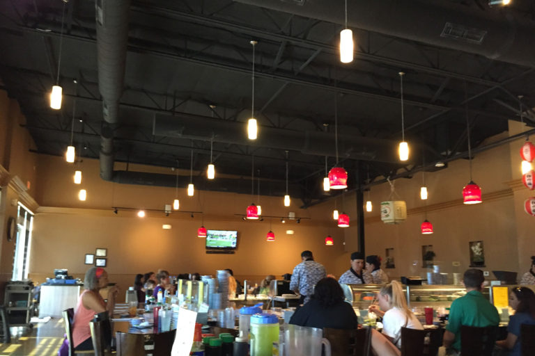 Interior of Teharu Sushi