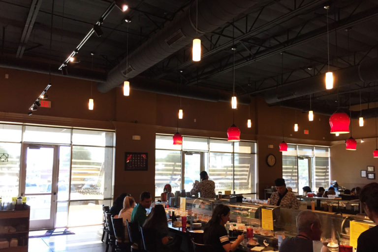 Interior of Teharu Sushi