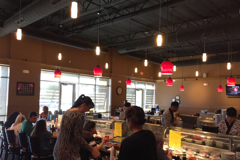Interior of Teharu Sushi